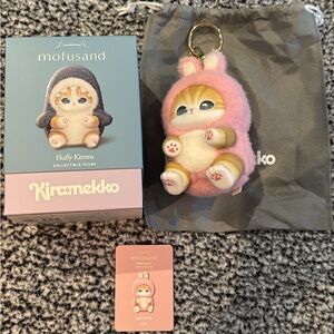 Mofusand Plush Keychain Kiramekko Fluffy Kittens